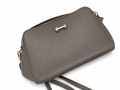 Elegant Triple-Compartment Crossbody Bag – Grey