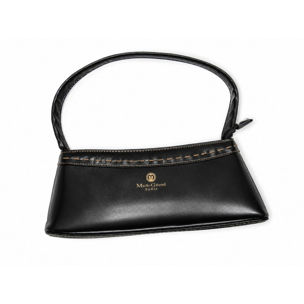 Mick Gwend Paris Classic Black Shoulder Handbag
