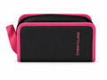 👜 Black & Pink Multi-Compartment Cosmetic / Travel Pouch